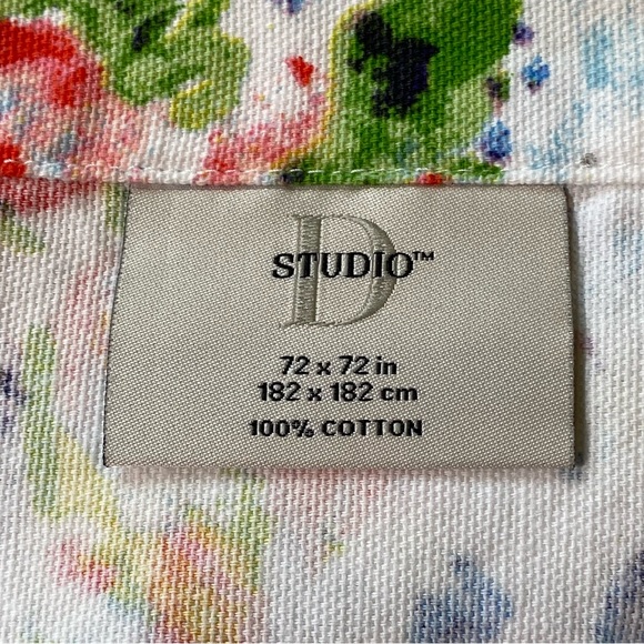 Colorful Cotton Shower Curtain - Picture 4 of 8